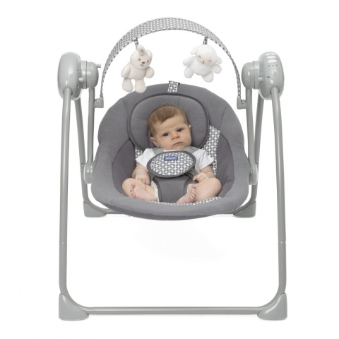 SWING RELAX&PLAY Chicco Hustawka 0-9 kg - DARK GREY