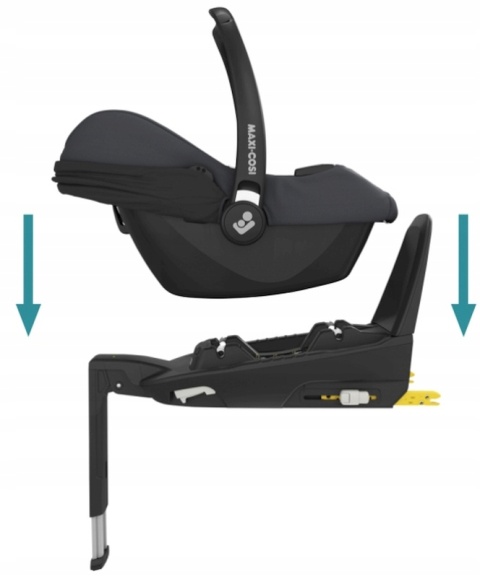 Tinca Maxi Cosi fotelik samochodowy 0-12 kg + Baza Familyfix 2 IsoFix i-Size - ESSENTIAL GREY