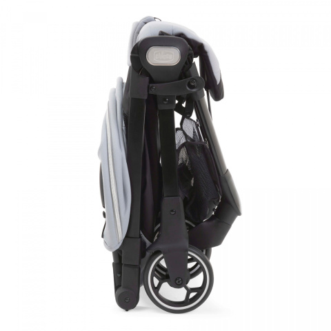 WE Chicco wózek spacerowy do 22kg składany jedną ręką 5,5kg - COOL GREY