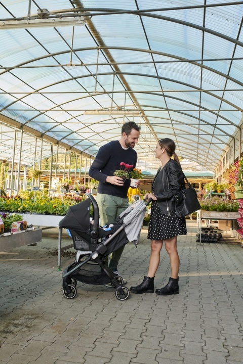 WE Chicco wózek spacerowy do 22kg składany jedną ręką 5,5kg - COOL GREY