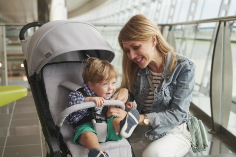 WE Chicco wózek spacerowy do 22kg składany jedną ręką 5,5kg - COOL GREY