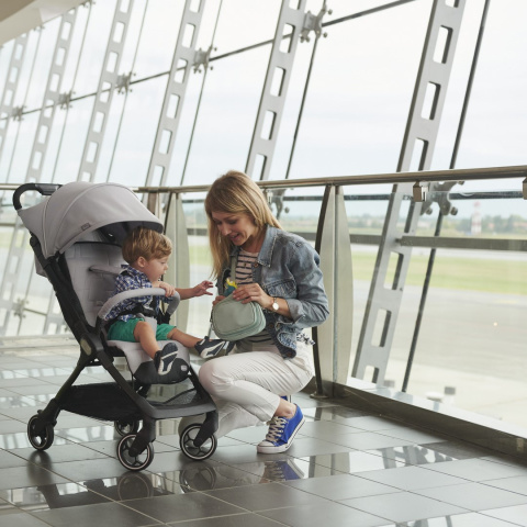 WE Chicco wózek spacerowy do 22kg składany jedną ręką 5,5kg - CYCLAMEN