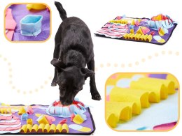 Zabawka dla psa kota edukacyjna mata węchowa spowalniająca jedzenie Nosework