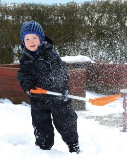 Łopata do śniegu dla dzieci orange