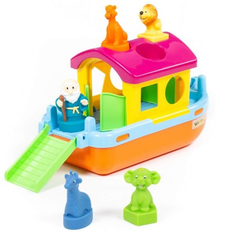 POLESIE Arka Noego Sorter Kształtów Klocki Figurki 6szt.