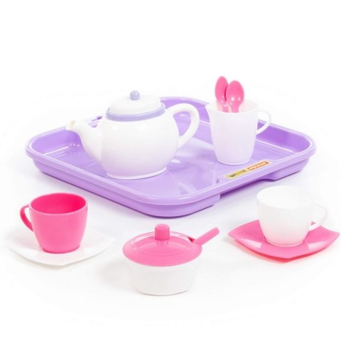 POLESIE Zestaw Naczyń dla 2 osób Alisa + Tacka 13el.