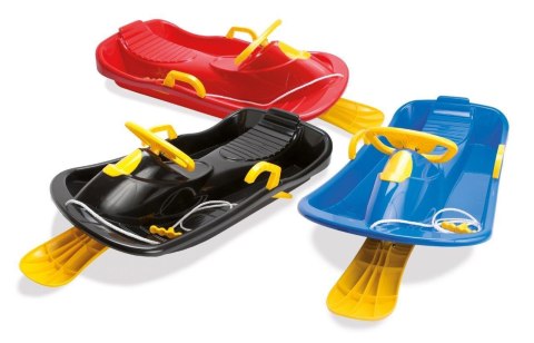 SANKI z kierownicą i hamulcami red 95cm classic