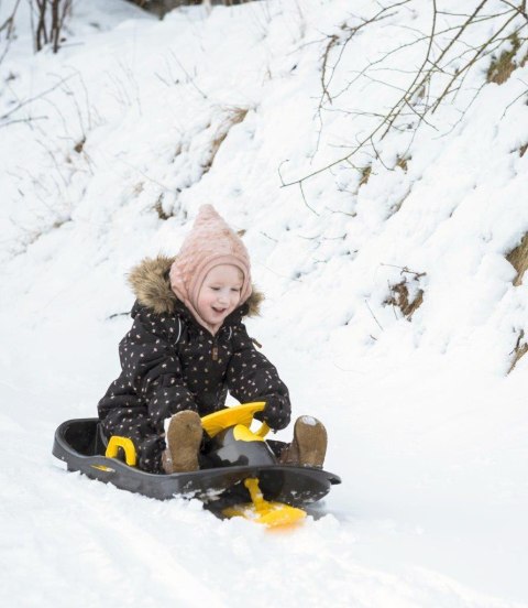 SANKI z kierownicą i hamulcami red 95cm classic