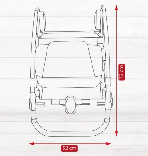AVENGER LUX CAMARELO 2w1 wózek wielofunkcyjny