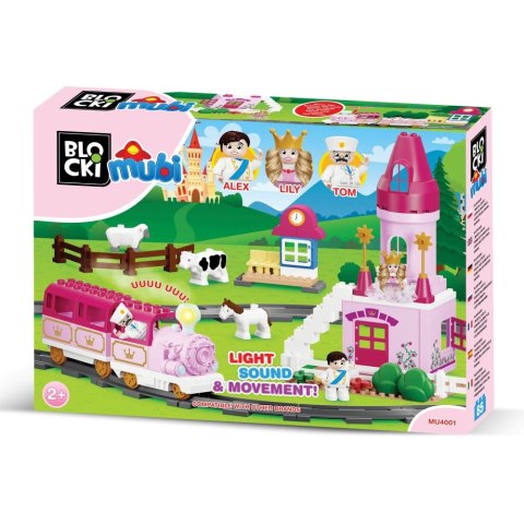 KLOCKI BLOCKI MUBI MAGICZNY ZAMEK KSIĘŻNICZKI LILY 85EL.