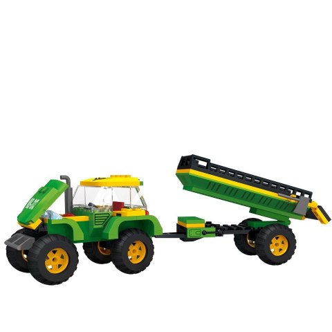 Klocki Blocki MyFarm Traktor z przyczepą 164 el.