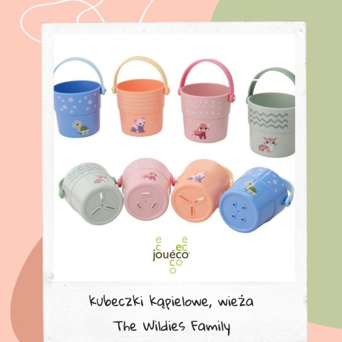 Kubeczki kąpielowe, wieża The Wildies Family 4 szt