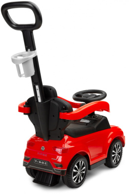 VW T-Roc Toyz jeździk dla dzieci z rączką do pchania do 25 kg - RED