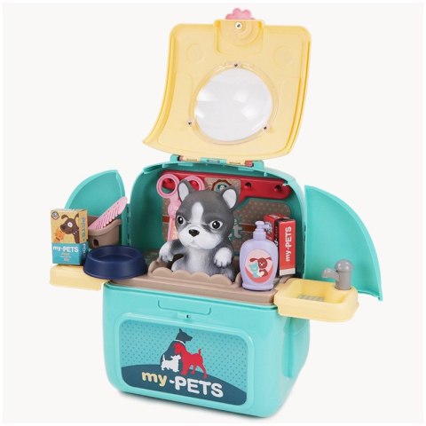 WOOPIE Przenosny Zestaw Pielęgnacyjny Groomer 2w1Pies w Plecaku Transporter