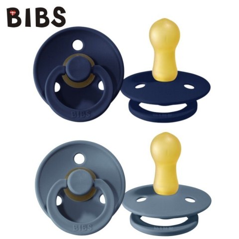 BIBS COLOUR 2-PACK DEEP SPACE & PETROL M Smoczek Uspokajający kauczuk Hevea