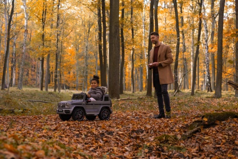 Mercedes AMG G63 Silver Pojazd akumulatorowiec - TOYZ by Caretero