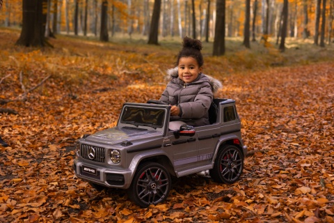 Mercedes AMG G63 Silver Pojazd akumulatorowiec - TOYZ by Caretero