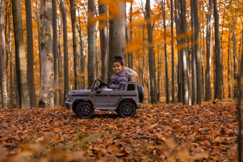 Mercedes AMG G63 Silver Pojazd akumulatorowiec - TOYZ by Caretero