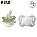 BIBS COUTURE 2-PACK SAGE NIGHT & CLOUD NIGHT S Smoczek Anatomiczny silikonowy