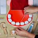 MASTERKIDZ Higiena Jamy Ustnej Ścienna Tablica Sensoryczna Flex Montessori