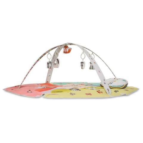 JENNY 130x130cm Lionelo Duża mata edukacyjna interaktywna Multicolor