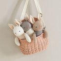 Przytulanka z bawełny organicznej GOTS, Taupe Bunny, ThreadBear Design