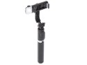 Kijek do selfie lampka LED statyw tripod czarny