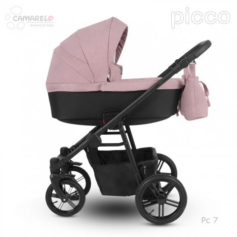 PICCO 3w1 Camarelo lekki wózek wielofunkcyjny do 22 kg, waży tylko 11,9 kg + fotelik KITE 0-13kg Polski Produkt kolor - 07