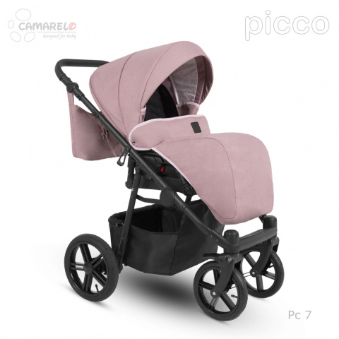 PICCO 3w1 Camarelo lekki wózek wielofunkcyjny do 22 kg, waży tylko 11,9 kg + fotelik KITE 0-13kg Polski Produkt kolor - 07