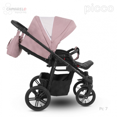 PICCO 3w1 Camarelo lekki wózek wielofunkcyjny do 22 kg, waży tylko 11,9 kg + fotelik KITE 0-13kg Polski Produkt kolor - 07