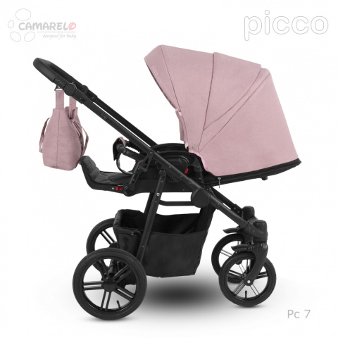 PICCO 3w1 Camarelo lekki wózek wielofunkcyjny do 22 kg, waży tylko 11,9 kg + fotelik KITE 0-13kg Polski Produkt kolor - 07