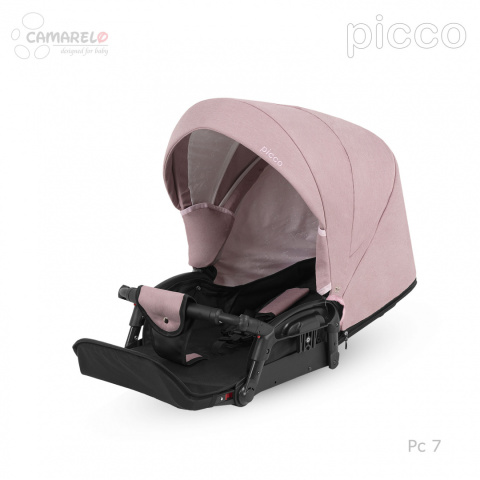 PICCO 3w1 Camarelo lekki wózek wielofunkcyjny do 22 kg, waży tylko 11,9 kg + fotelik KITE 0-13kg Polski Produkt kolor - 07