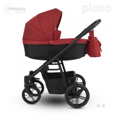 PICCO 3w1 Camarelo lekki wózek wielofunkcyjny do 22 kg, waży tylko 11,9 kg + fotelik KITE 0-13kg Polski Produkt kolor - 08