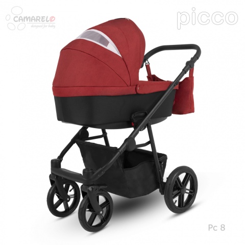 PICCO 3w1 Camarelo lekki wózek wielofunkcyjny do 22 kg, waży tylko 11,9 kg + fotelik KITE 0-13kg Polski Produkt kolor - 08