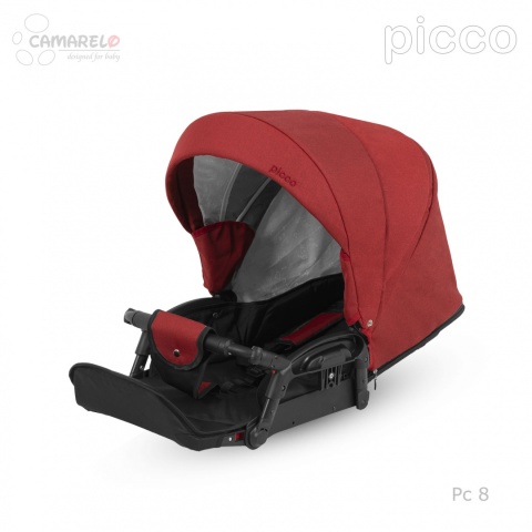 PICCO 3w1 Camarelo lekki wózek wielofunkcyjny do 22 kg, waży tylko 11,9 kg + fotelik KITE 0-13kg Polski Produkt kolor - 08