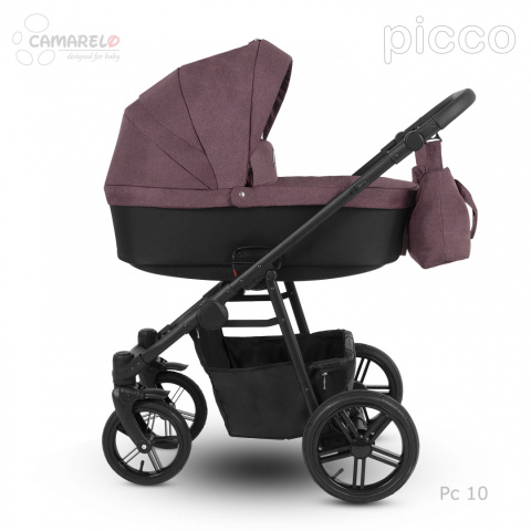 PICCO 3w1 Camarelo lekki wózek wielofunkcyjny do 22 kg, waży tylko 11,9 kg + fotelik KITE 0-13kg Polski Produkt kolor - 10