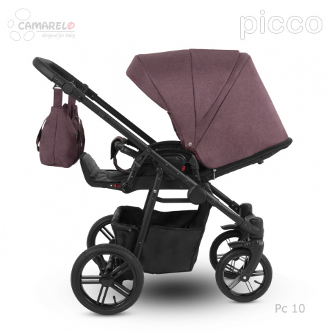 PICCO 3w1 Camarelo lekki wózek wielofunkcyjny do 22 kg, waży tylko 11,9 kg + fotelik KITE 0-13kg Polski Produkt kolor - 10