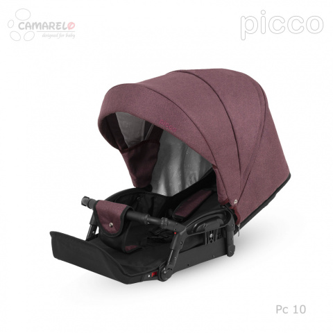 PICCO 3w1 Camarelo lekki wózek wielofunkcyjny do 22 kg, waży tylko 11,9 kg + fotelik KITE 0-13kg Polski Produkt kolor - 10
