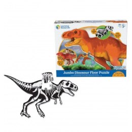 Duże puzzle podłogowe, dinozaur t-rex LEARNING RESOURCES