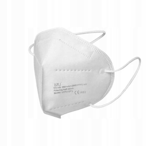 20 x Półmaska ochronna przeciwpyłowa LVTU FFP2 NR