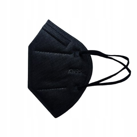 50 x MASECZKA KN95 CZARNA OCHRONNA MASKA 50 sztuk