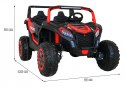 Pojazd Buggy ATV Racing 4x4 Czerwony