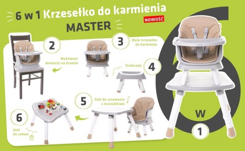 Krzesełko Master Grey