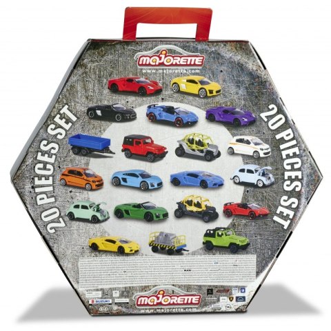 MAJORETTE Zestaw prezentowy 20 samochodzików