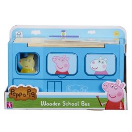 PROMO Peppa Pig - Drewniany autobus sorter Świnka Peppa 07222