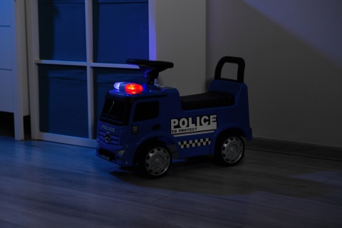 Jeździk Policja Toyz na licencji Mercedes do 25 kg - BLUE