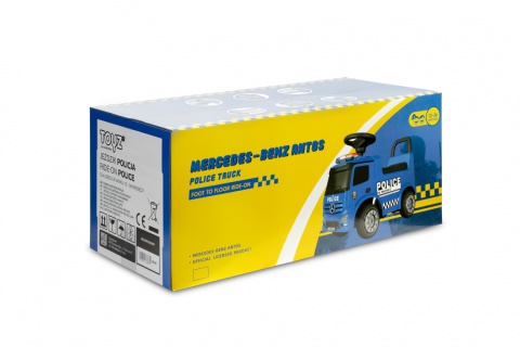 Jeździk Policja Toyz na licencji Mercedes do 25 kg - BLUE
