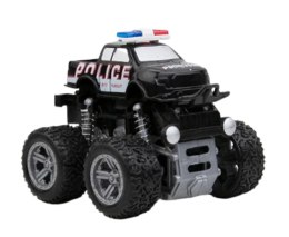 Samochód terenowy Monster Truck z napędem auto policyjne amortyzatory 1:36