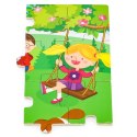 VIGA Drewniane Puzzle Plac Zabaw 24 Elementy