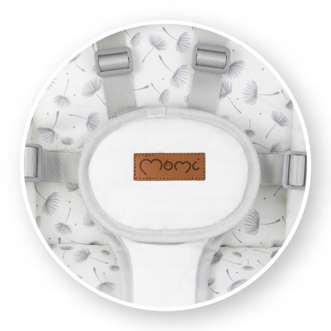 MoMi LAMI bujaczek elektryczny leżaczek - jasnoszary